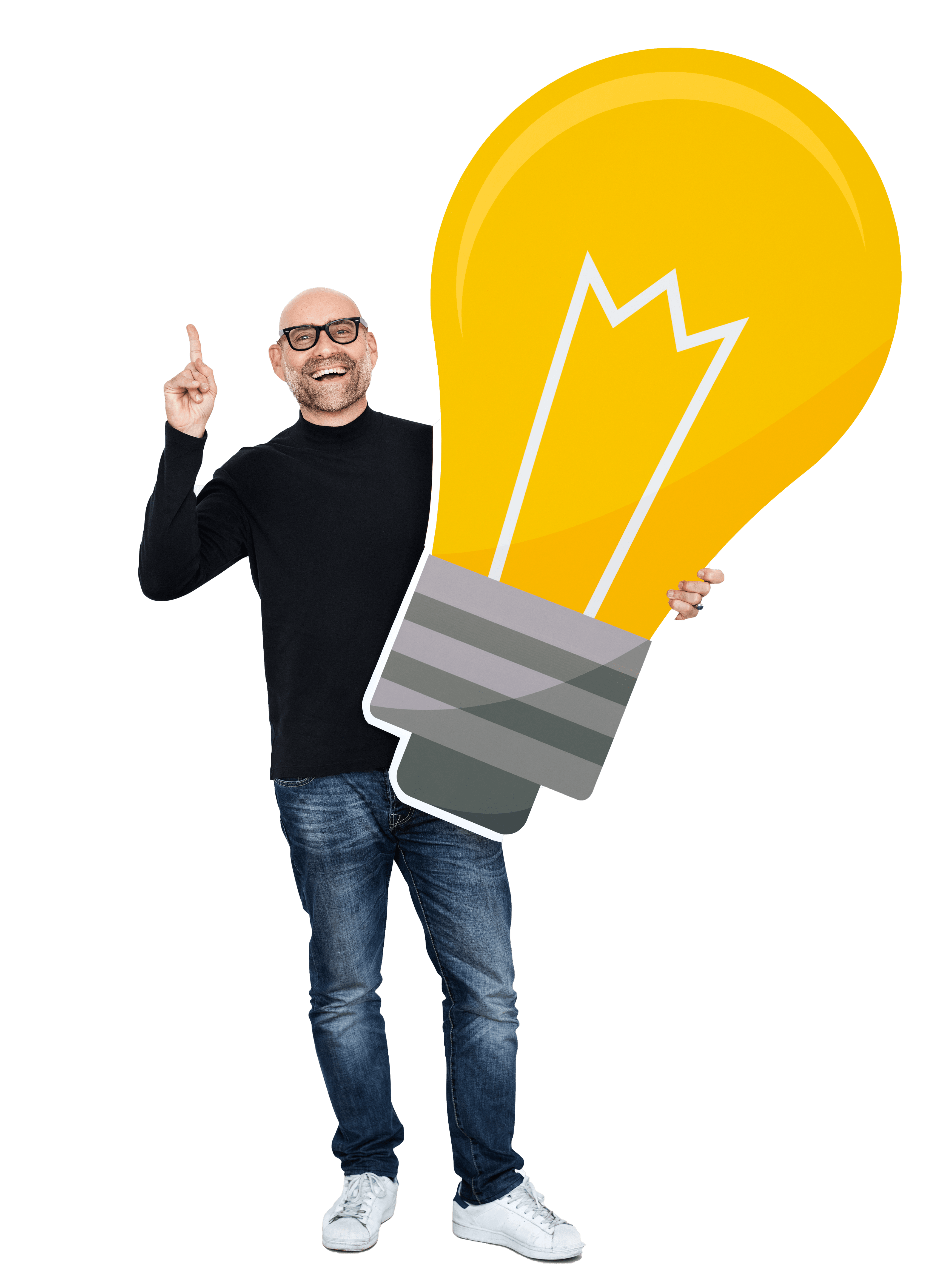 man-showing-light-bulb-icon